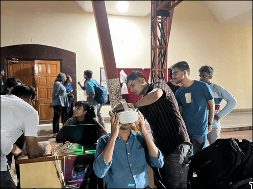 Developed an immersive VR experience visualizing stress, anxiety, and peer pressure for ICS Mental Health Week 2024, promoting awareness and showcasing VR’s power for social impact.